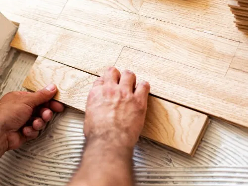 Hardwood installation by Floors By Roberts in Appleton, WI