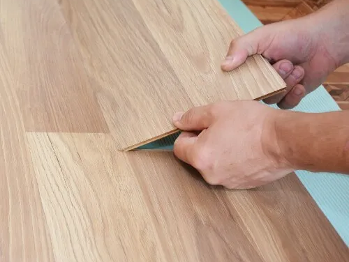 Laminate installation by Floors By Roberts in Appleton, WI